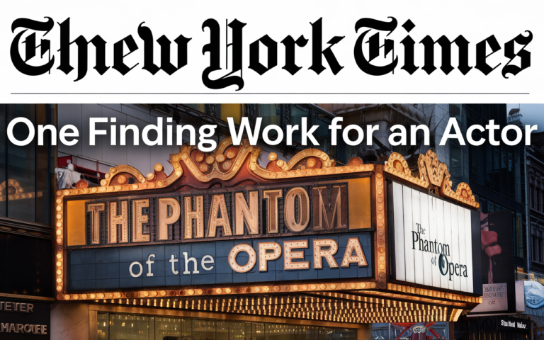 One Finding Work for an Actor NYT Challenges and Strategies