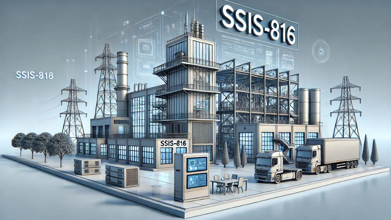 A technical overview of SSIS-816 showcasing its design, features, and industrial applications in a sleek and modern setup.