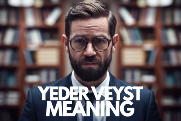 A symbolic depiction of "yeder veyst meaning" showing its cultural and linguistic essence.